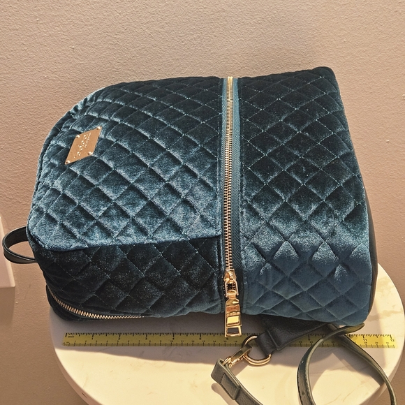 Bebe Blue Quilted Backpack - Picture 9 of 14
